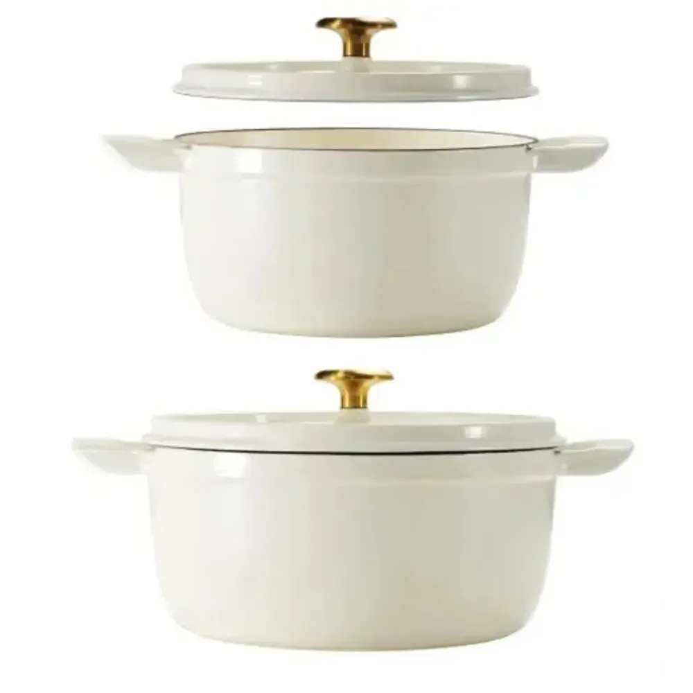 Tramontina Dutch Oven 2 Piece Marshmallow White
